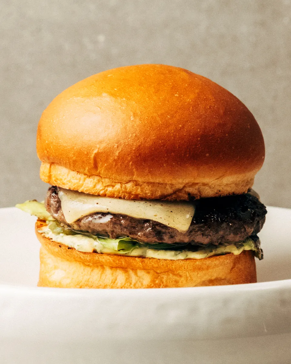 Chef Edition 008 burgeri The Nordic, yakın plan