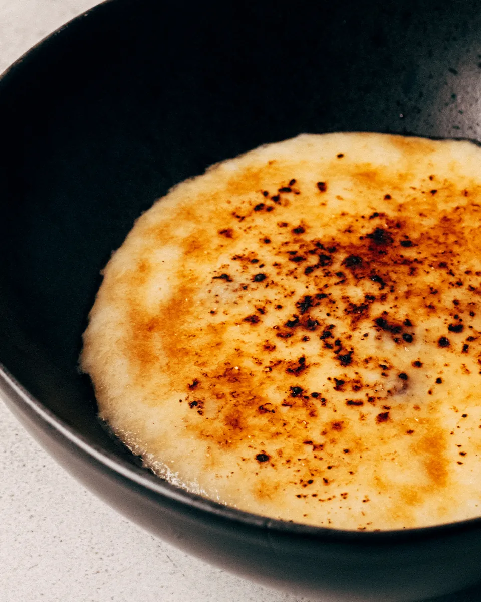 Risalamande Brûlée, üstten
